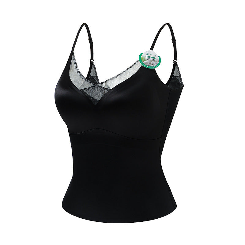 Lace V-neck Sour Vinegar Satin Small Sling Vest Underwear
