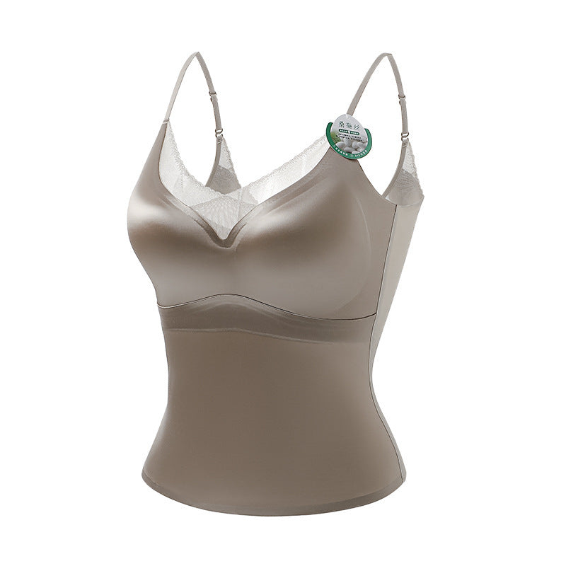 Lace V-neck Sour Vinegar Satin Small Sling Vest Underwear