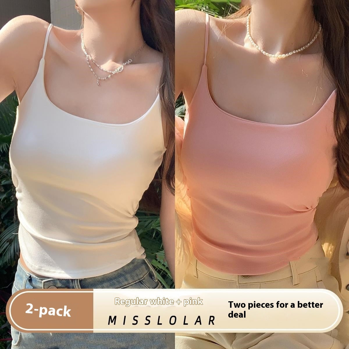 Pure Desire Style Pleated Suspender Vest For Women Outer Wear Inner Wear