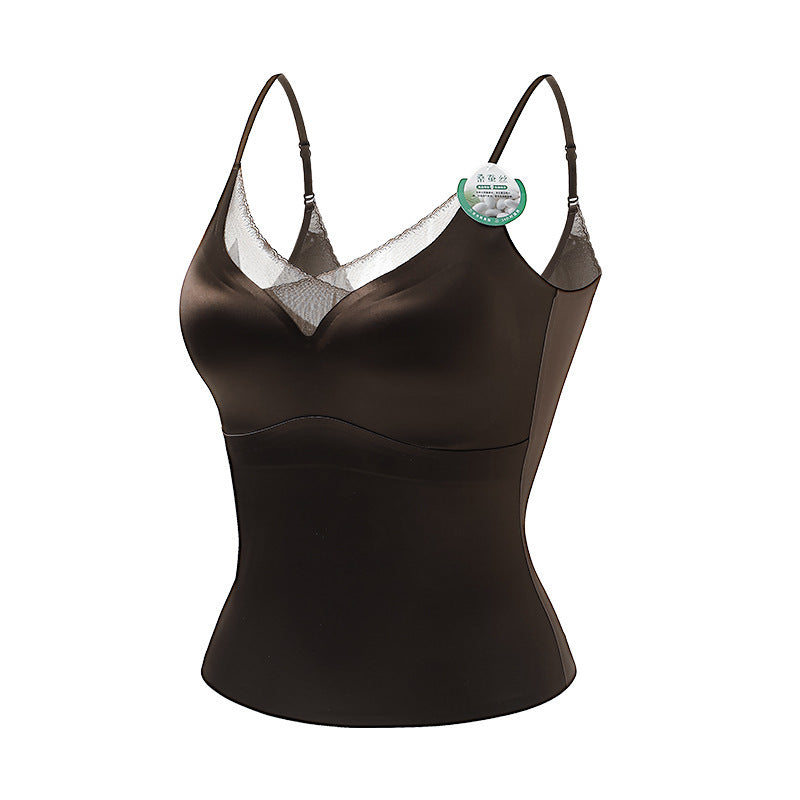 Lace V-neck Sour Vinegar Satin Small Sling Vest Underwear