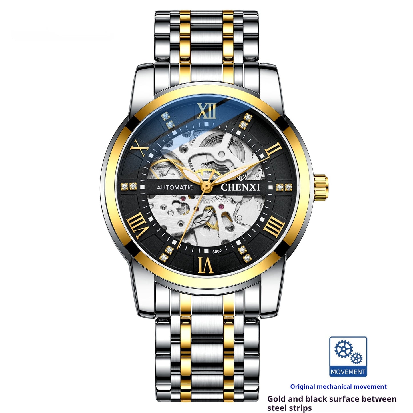 Men's Hollow Automatic Mechanical Watch