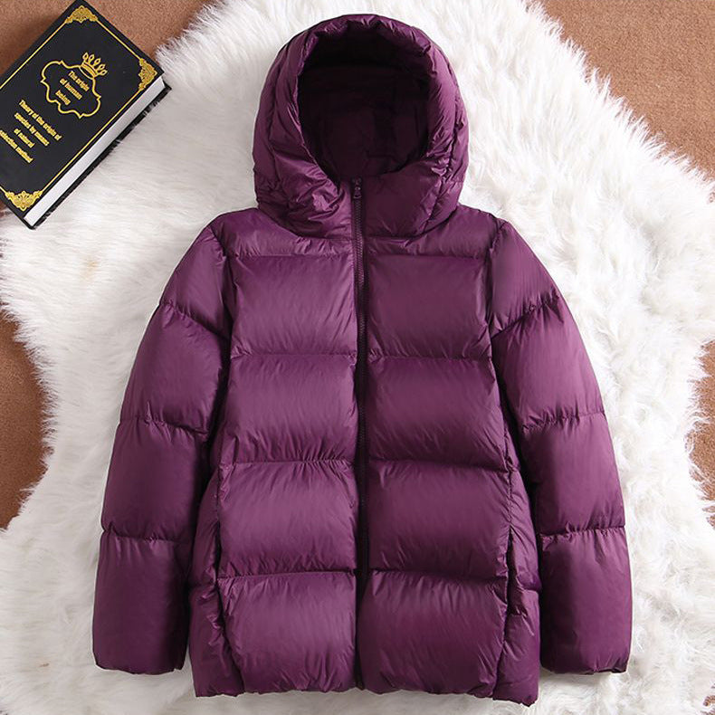 Loose Cotton Padded Jacket Fashion Temperament Hooded Short Thickened
