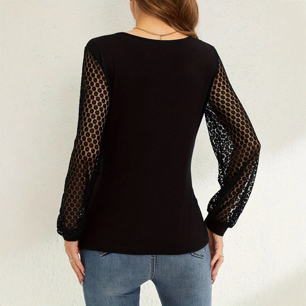 Women's Fashion Loose Cross T-shirt Women's Top