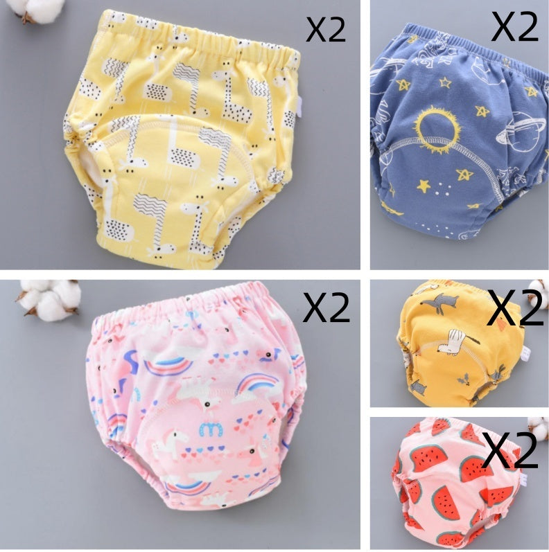 Baby Training Pants Washable 6-layer Gauze Diaper Cover